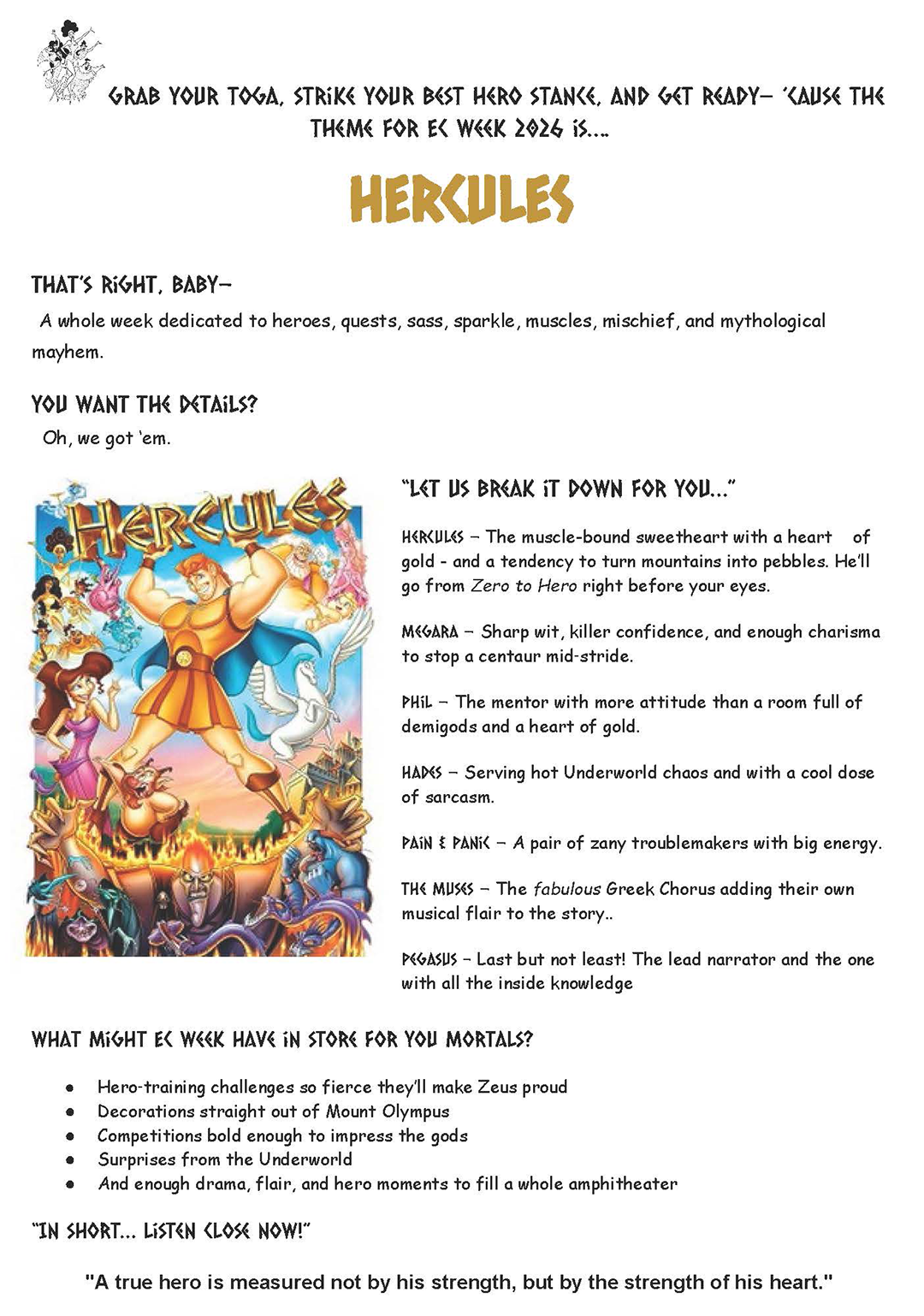 2026 Theme is Hercules!